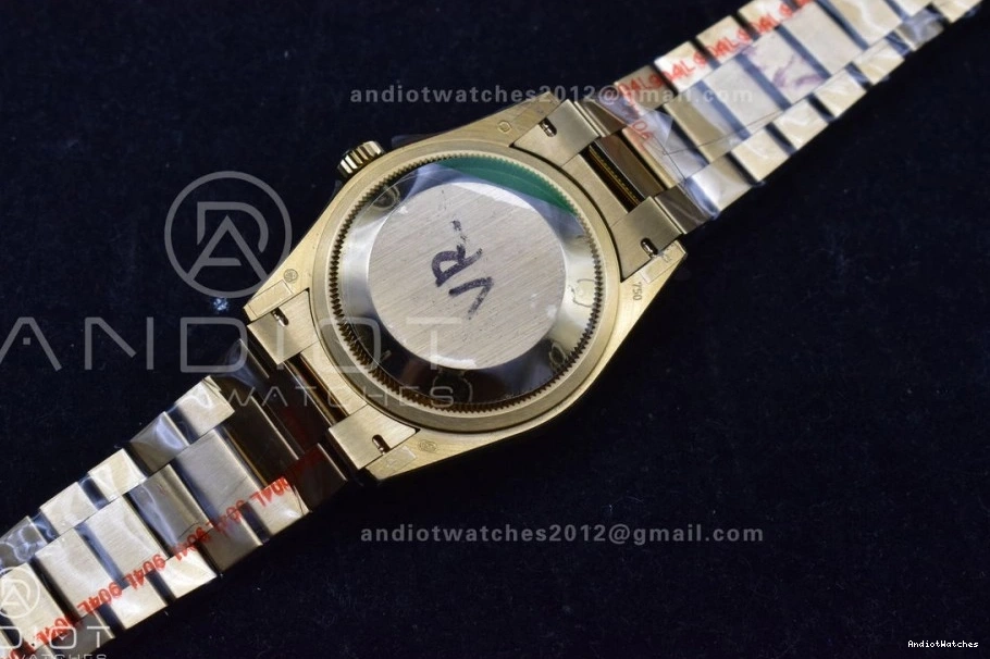 Markers President Weight) Silver 904L with YG on Bracelet 36 699 Best Durable DayDate Steel Dial Edition Roman V5 (Gain QF vr3255 0903